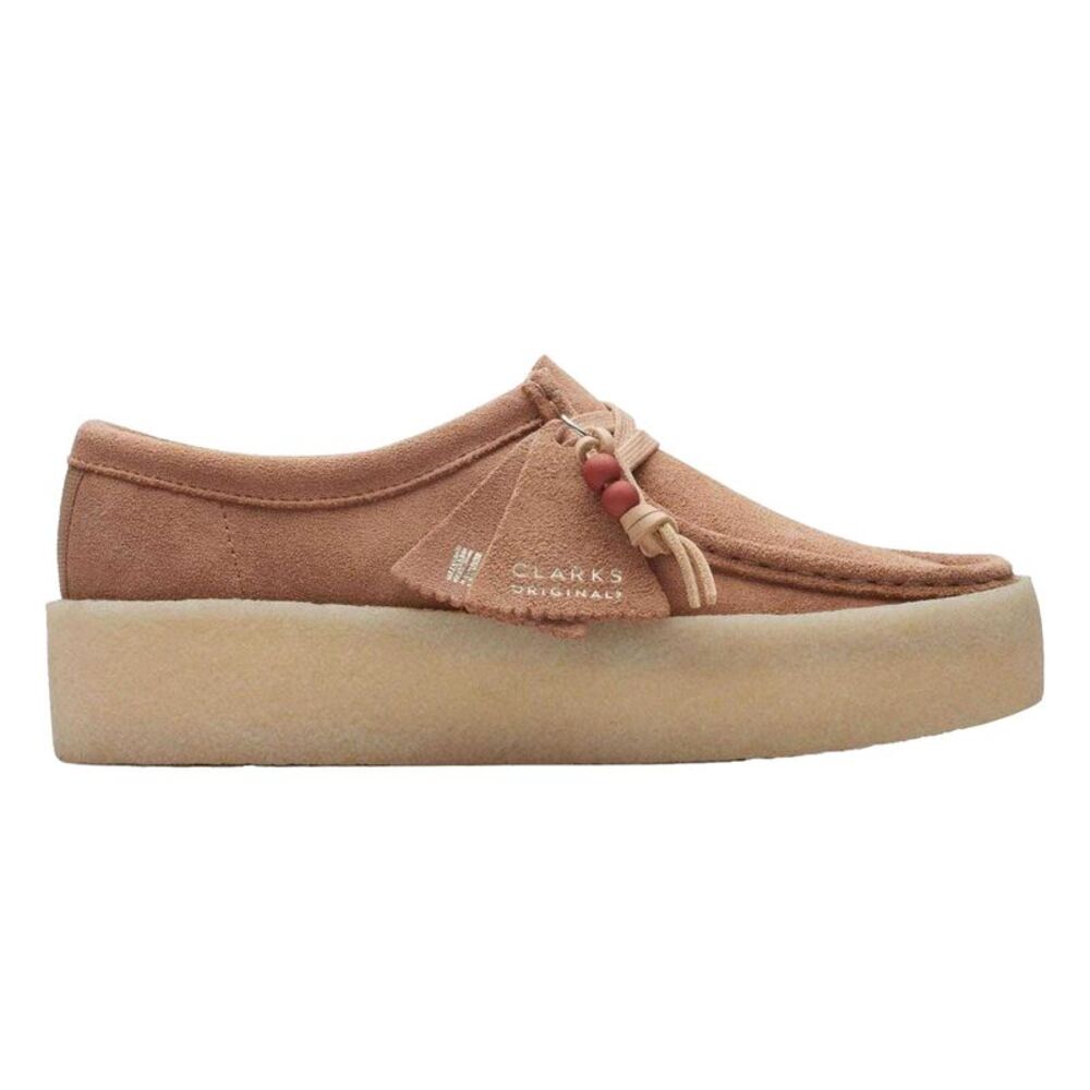 Clarks Originals Womens/Ladies Suede Loafers / Beige